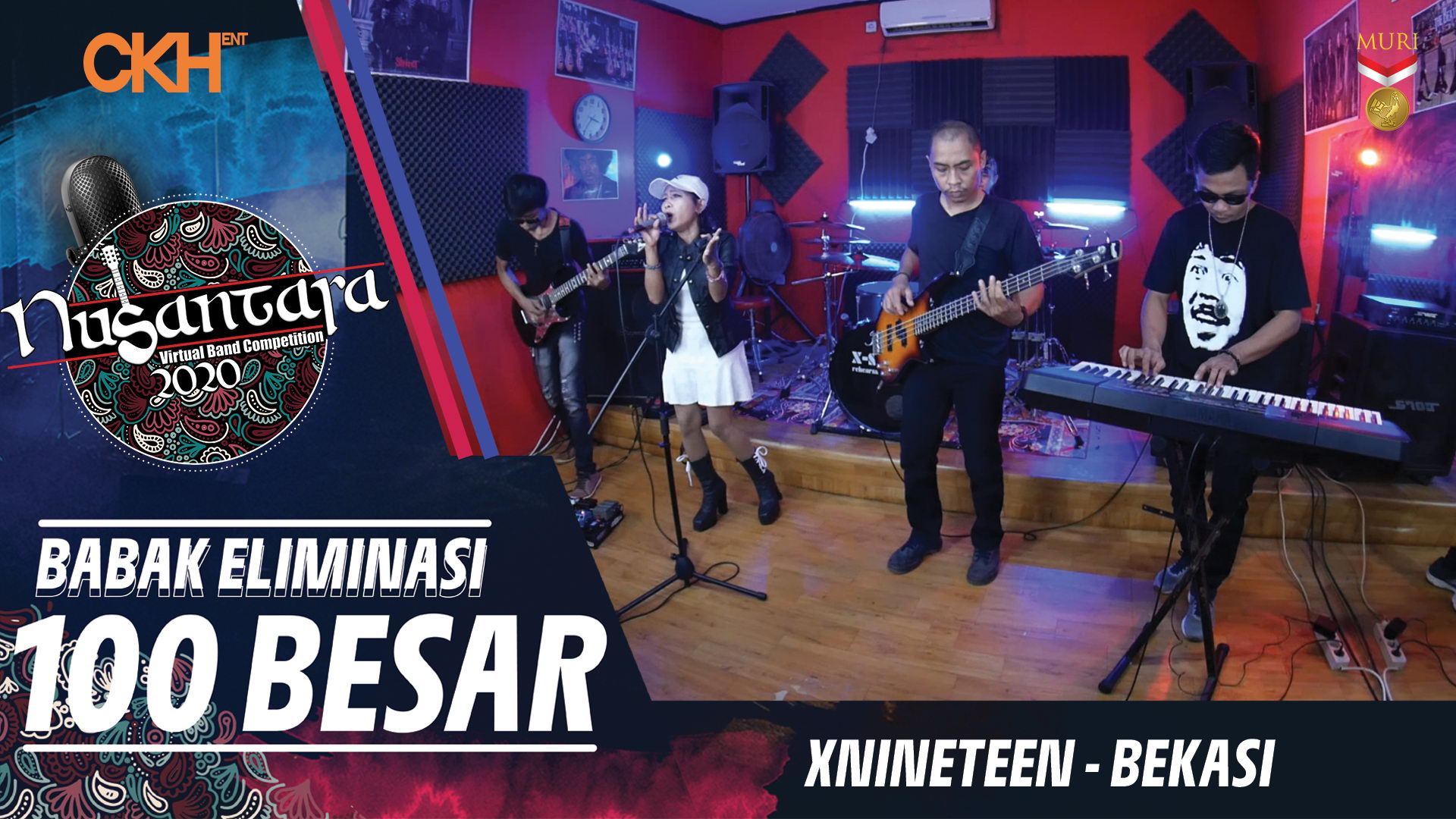 X Nineteen - Eliminasi 100 Besar Nusantara Virtual Band Competition